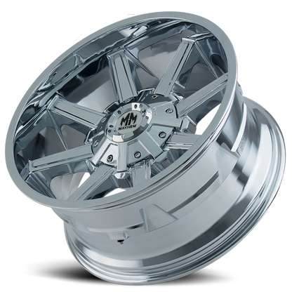 Offroad Arsenal 8104 CH 22x12 Chrome Cast Aluminum Mayhem Wheels-2