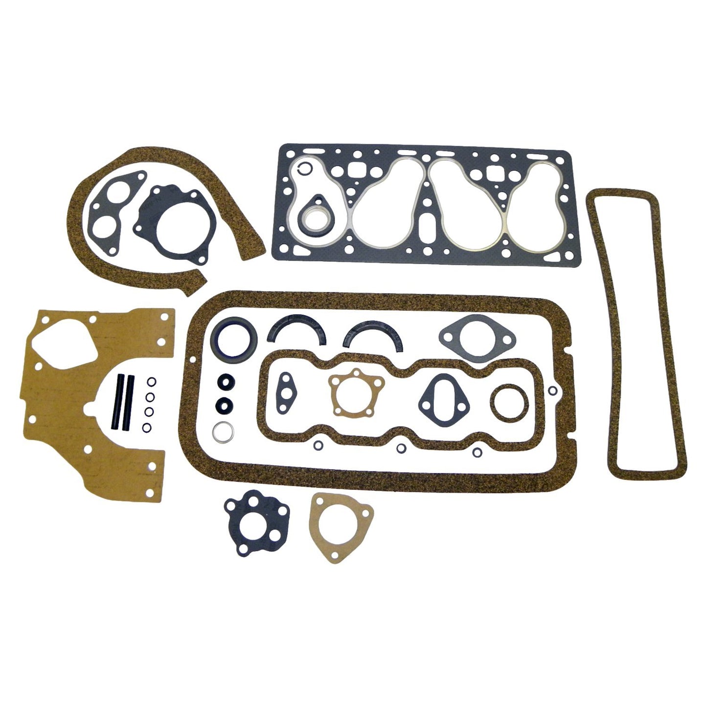 Engine Overhaul Gasket Set for 50-71Jeep / Willys Models w/ 4-134 F-Head Eng. Crown Automotive
