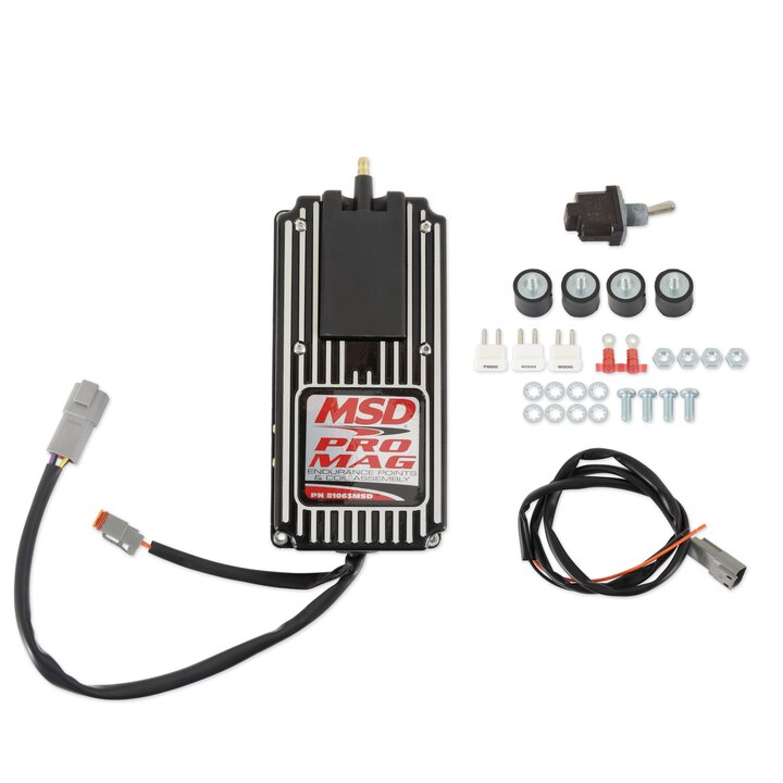 Pro Mag 12/20 Amp Electronic Points Box The Points Box Controls The Spark Duration And The Unique Full Power Firing Of The Pro-Mag 12 And 20 MSD Ignition