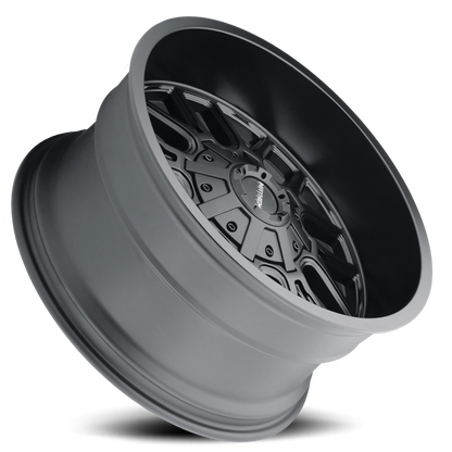 Offroad Cogent 8107 MB 22x10 Matte Black Cast Aluminum Mayhem Wheels-2