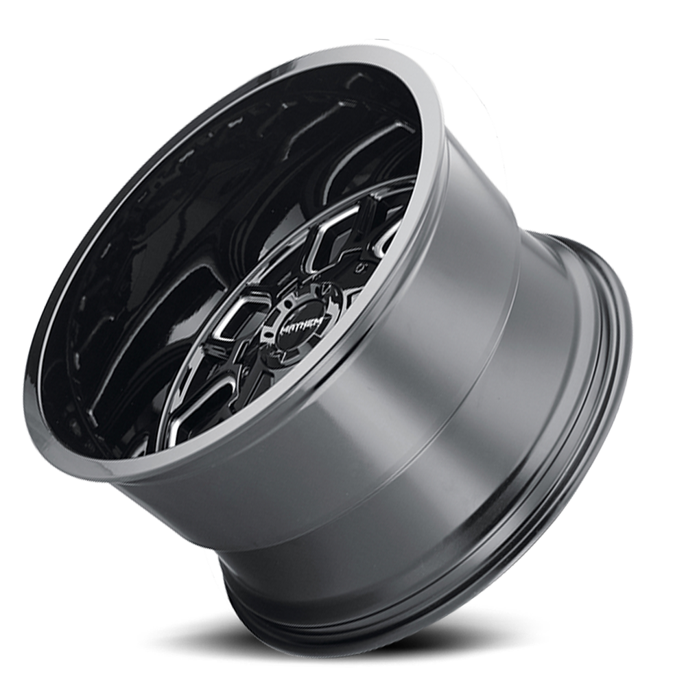 Offroad Cogent 8107 GB 20x9 Milled Spokes Gloss Black Cast Aluminum Mayhem Wheels-8