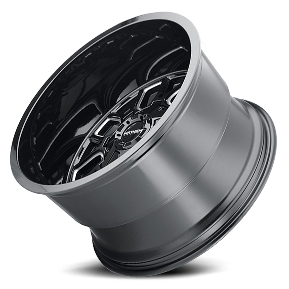 Offroad Cogent 8107 BK 20x9 Milled Spokes Black 0 Off Set 5 Lug 5 BSM 87 Bore Cast Aluminum Mayhem Wheels