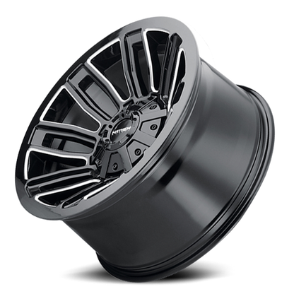 Offroad Decoy 8108 20x9 Milled Spokes Gloss Black Cast Aluminum Mayhem Wheels-6