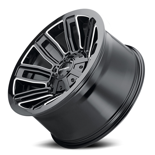 Offroad Decoy 8108 20x9 Milled Spokes Gloss Black Cast Aluminum Mayhem Wheels