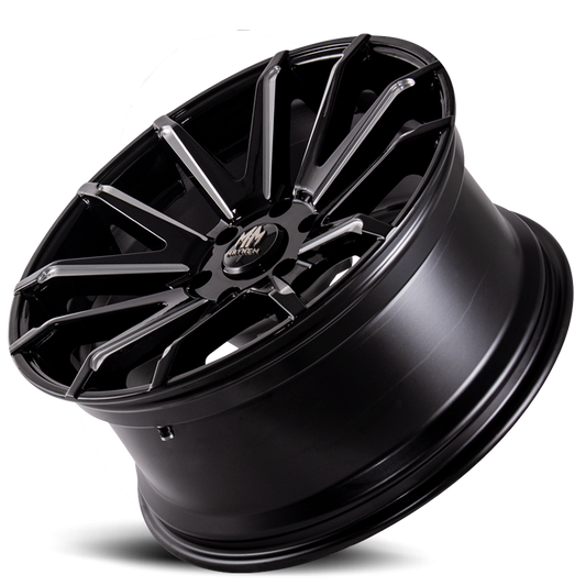 Luxury Crossfire 8109 20x9.5 Milled Spokes Gloss Black Cast Aluminum Mayhem Wheels