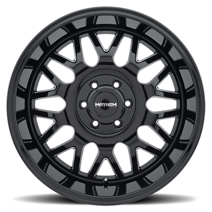 Offroad Tripwire 8110 GB 20x10 Milled Spokes Black Cast Aluminum Mayhem Wheels-7