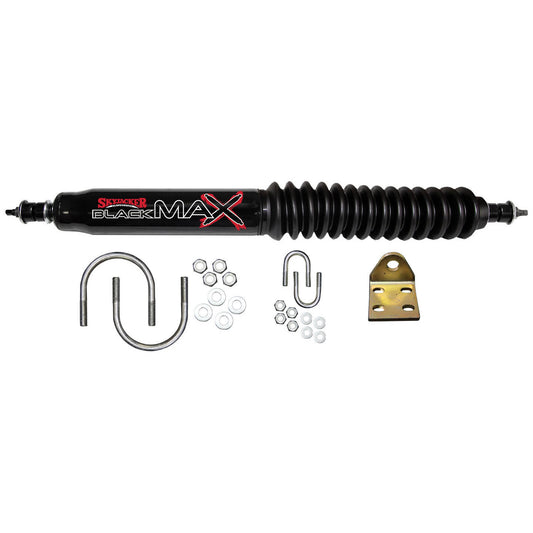 Steering Stabilizer Single Kit Black Single Kit For Use w/Straight Axle Skyjacker