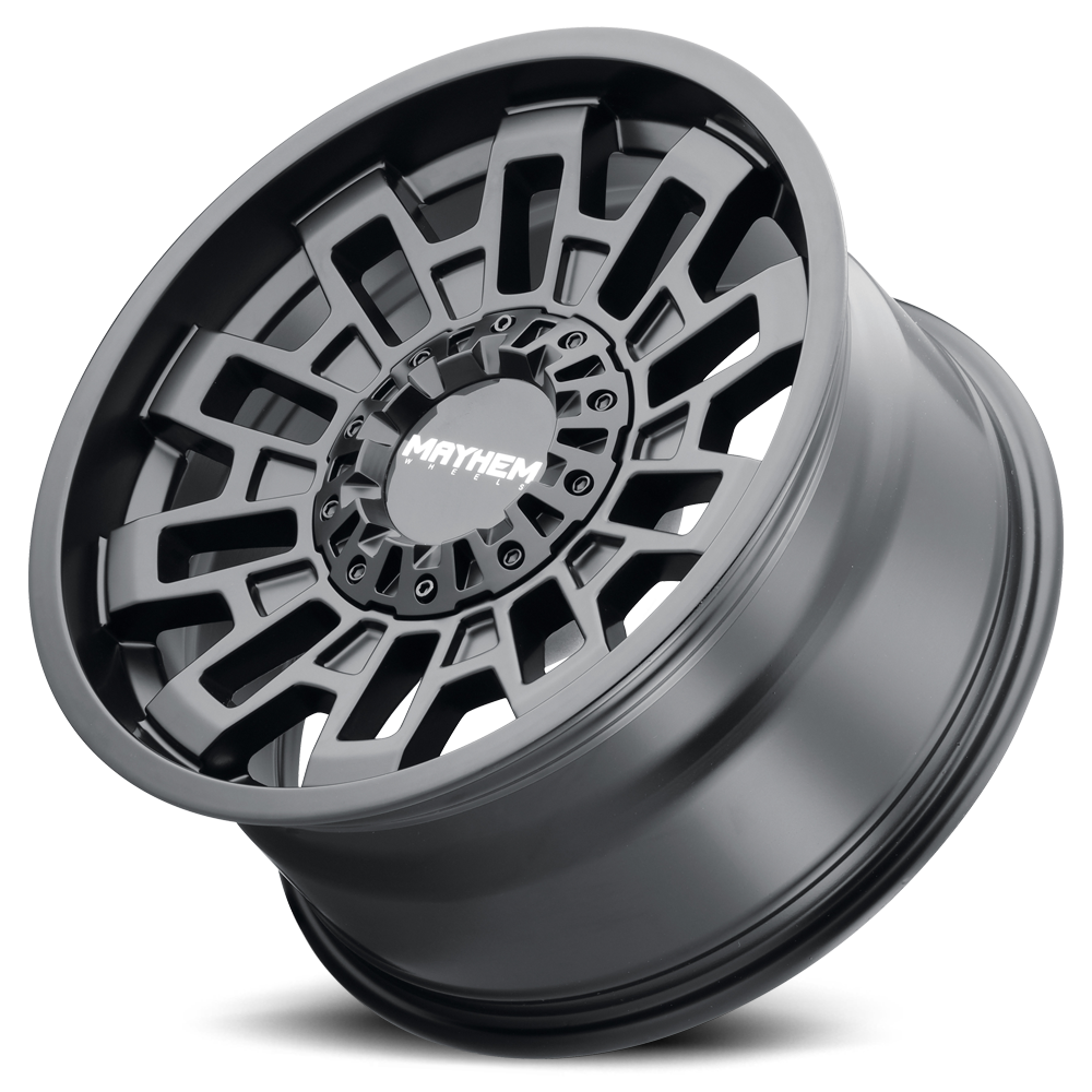 Offroad Cortex 8113 MB 17x9 Matte Black Cast Aluminum Mayhem Wheels-1