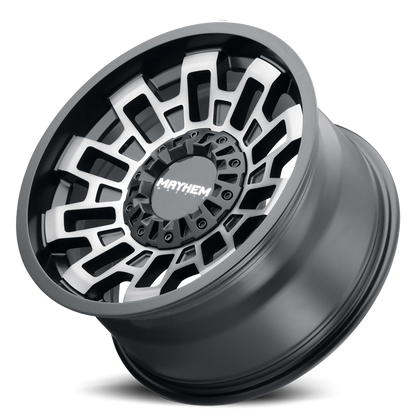 Offroad Cortex 8113 MBM 17x9 Machined Dark Tint Matte Black Cast Aluminum Mayhem Wheels