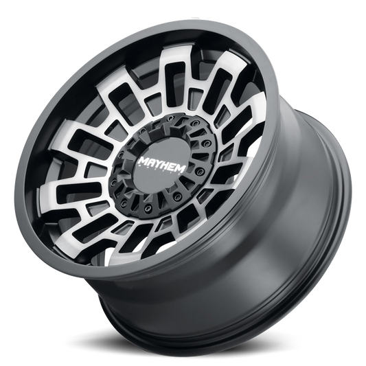 Offroad Cortex 8113 MBM 17x9 Machined Dark Tint Matte Black Cast Aluminum Mayhem Wheels