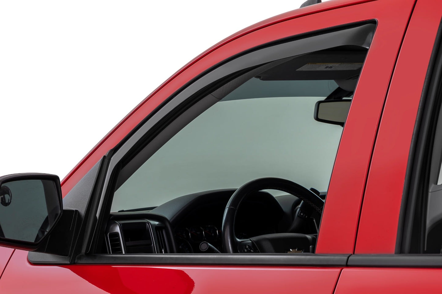 Side Window Deflectors In Channel Rain Guard Silverado/Sierra 1500/2500HD/3500HD 2WD/4WD Rough Country
