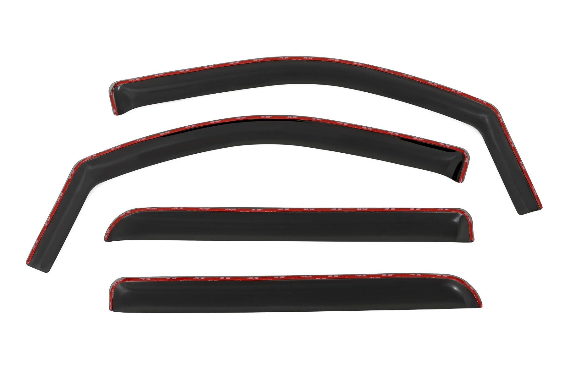 Side Window Deflectors In Channel Rain Guard Silverado/Sierra 1500/2500HD/3500HD 2WD/4WD Rough Country-3