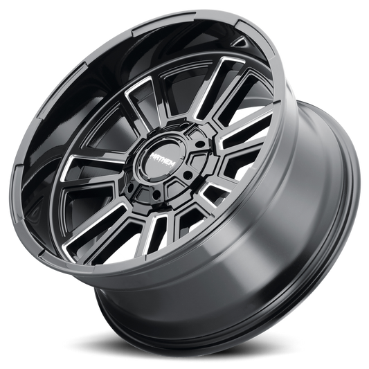 Offroad Apollo 8115 GB-M 20x9 Milled Gloss Black Cast Aluminum Mayhem Wheels