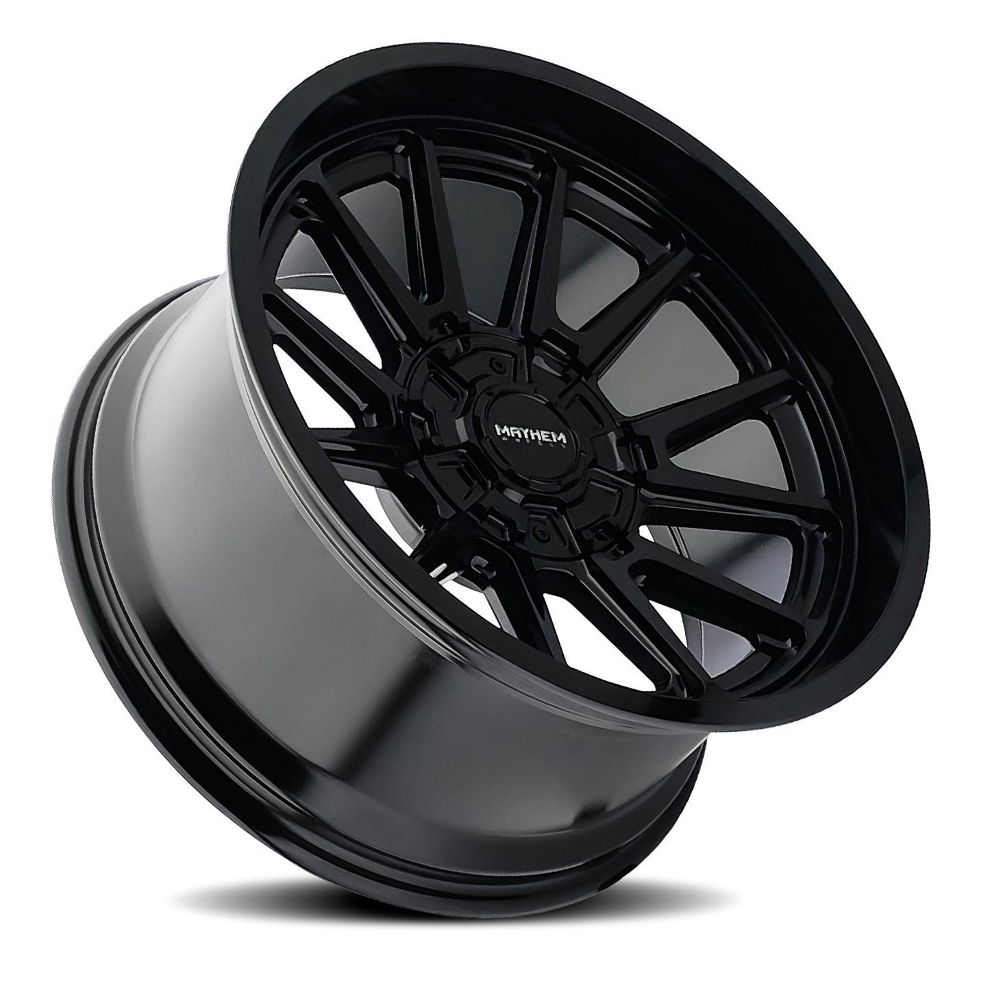 Offroad Intrepid 8116 GB 20x9 Black Cast Aluminum Mayhem Wheels-2