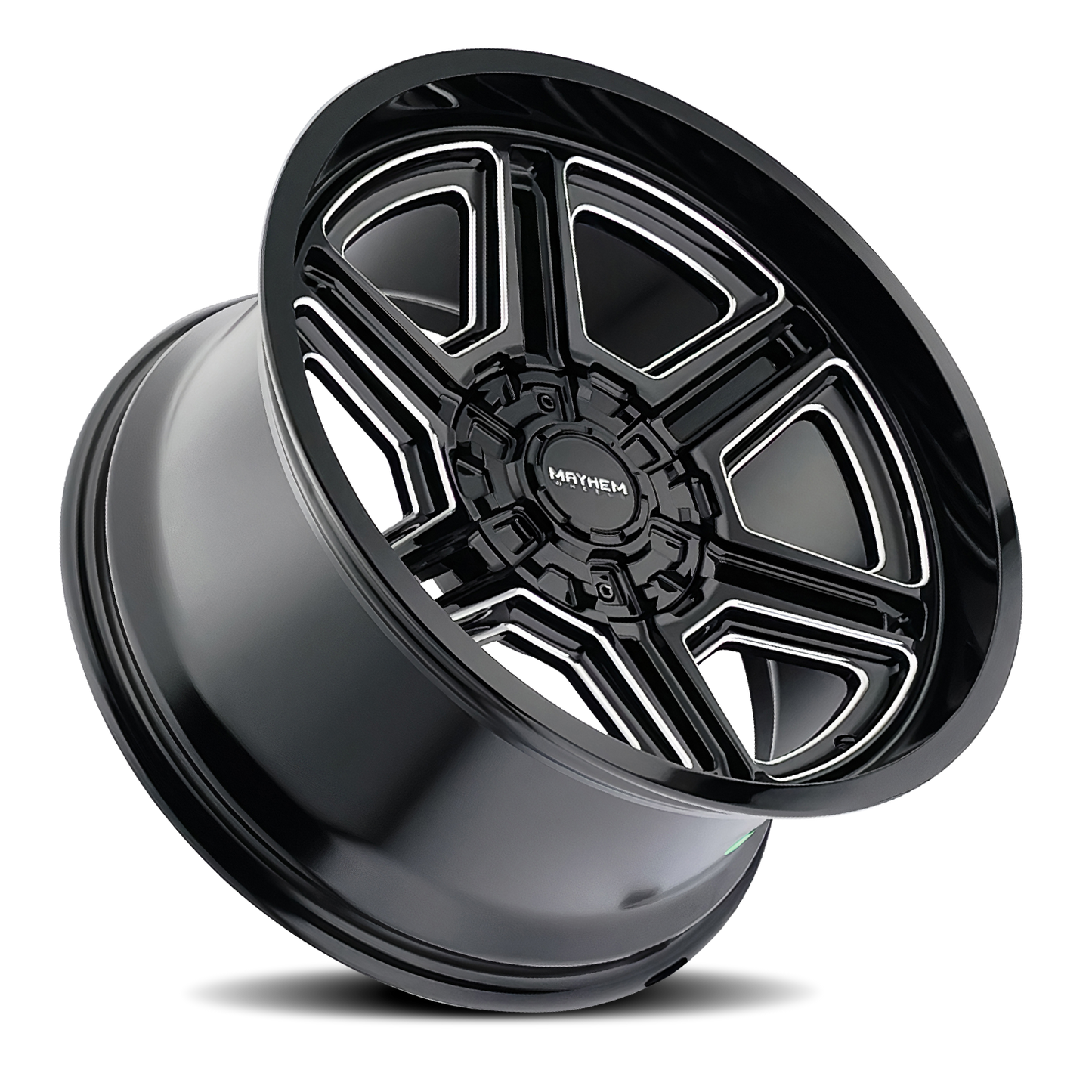 Offroad Hermosa 8113 BM 20x10 Milled Black Cast Aluminum Mayhem Wheels-3