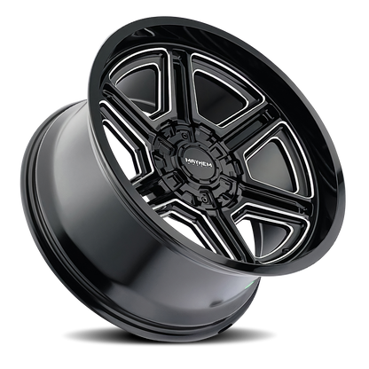 Offroad Hermosa 8113 BM 20x10 Milled Black Cast Aluminum Mayhem Wheels-2