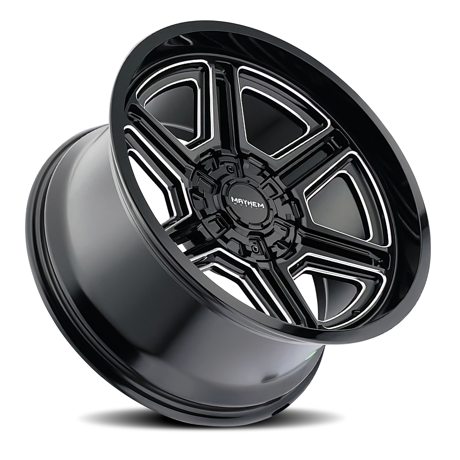 Offroad Hermosa 8113 BM 20x10 Milled Black Cast Aluminum Mayhem Wheels