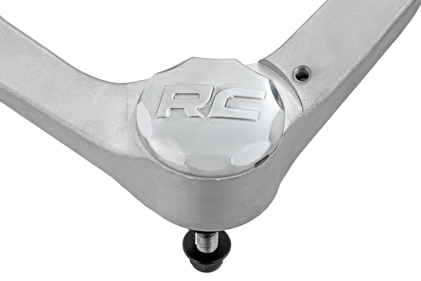 Polished Aluminum Ball Joint Caps Pair Control Arms Rough Country-2