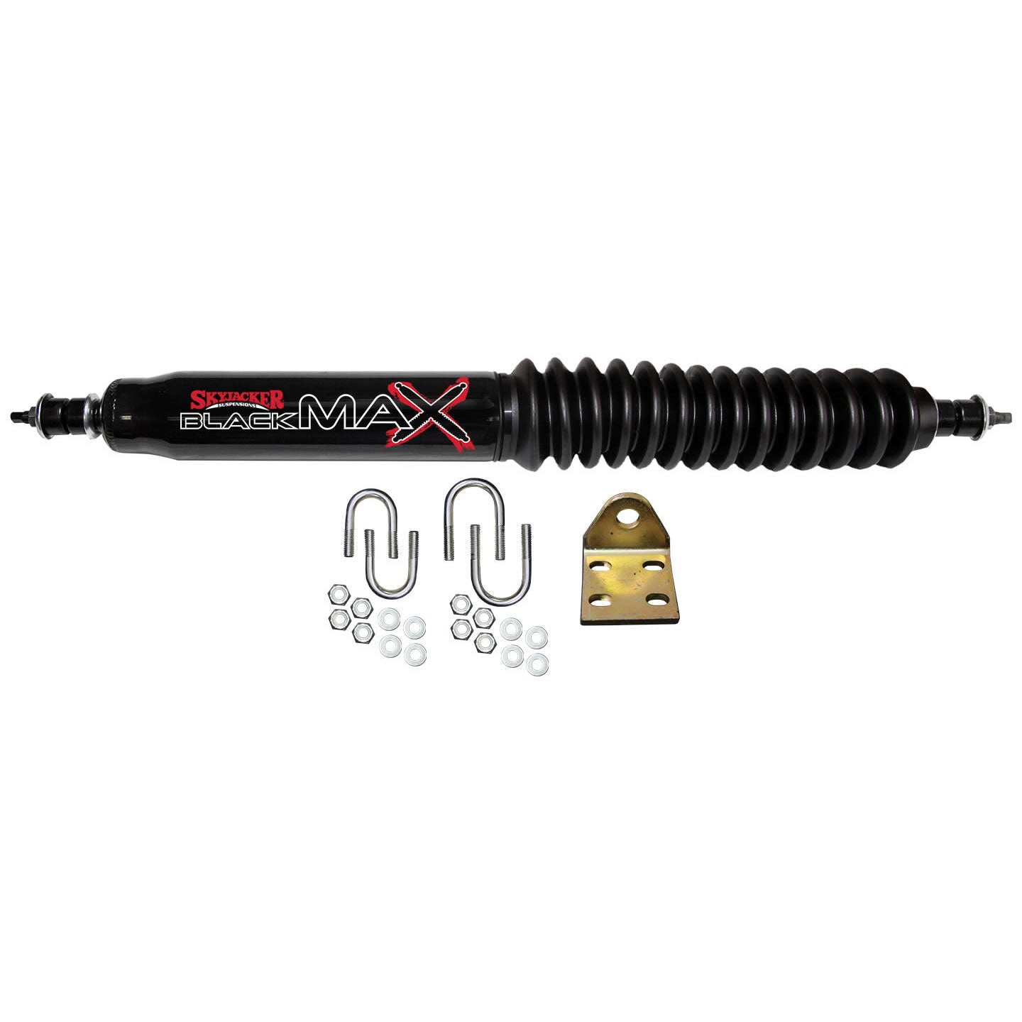 Steering Stabilizer Single Kit Black Single Kit 97-06 Jeep Wrangler 97-06 Jeep TJ Skyjacker