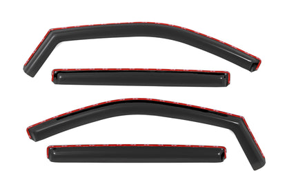 Side Window Deflectors In Channel Rain Guard Silverado/Sierra 1500/2500HD/3500HD (19-26) Rough Country-3
