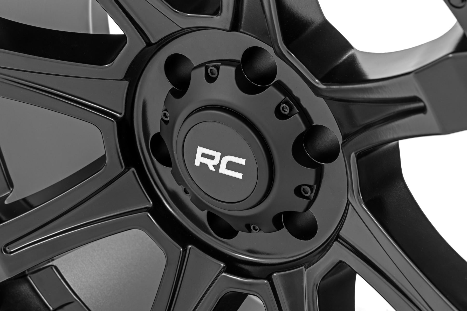 81 Series Wheel One-Piece Semi Gloss Black 20x9 Rough Country-15