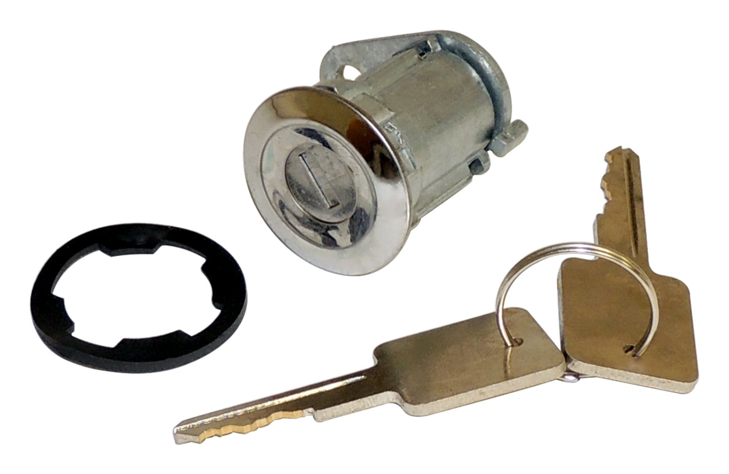 Door Lock Cylinder Kit w/ 2 Keys for Misc. 1981-1990 Jeep CJs, YJ, XJ, MJ Models Crown Automotive