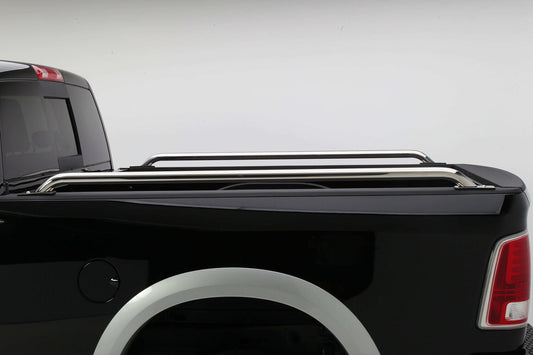 Stake Pocket Bed Rail Polished Stainless Steel 2009-2026 Dodge Ram 1500 2009-2026 Ford F-150 Go Rhino-1