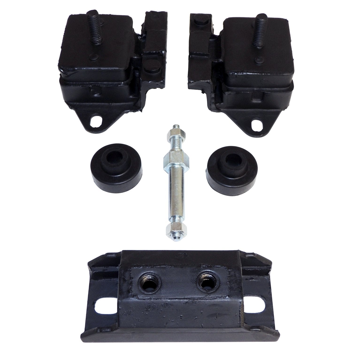 Engine and Transmission Mount Kit for 77-86 CJs, SJ, J-Series, w/ 4.2L Engine Crown Automotive
