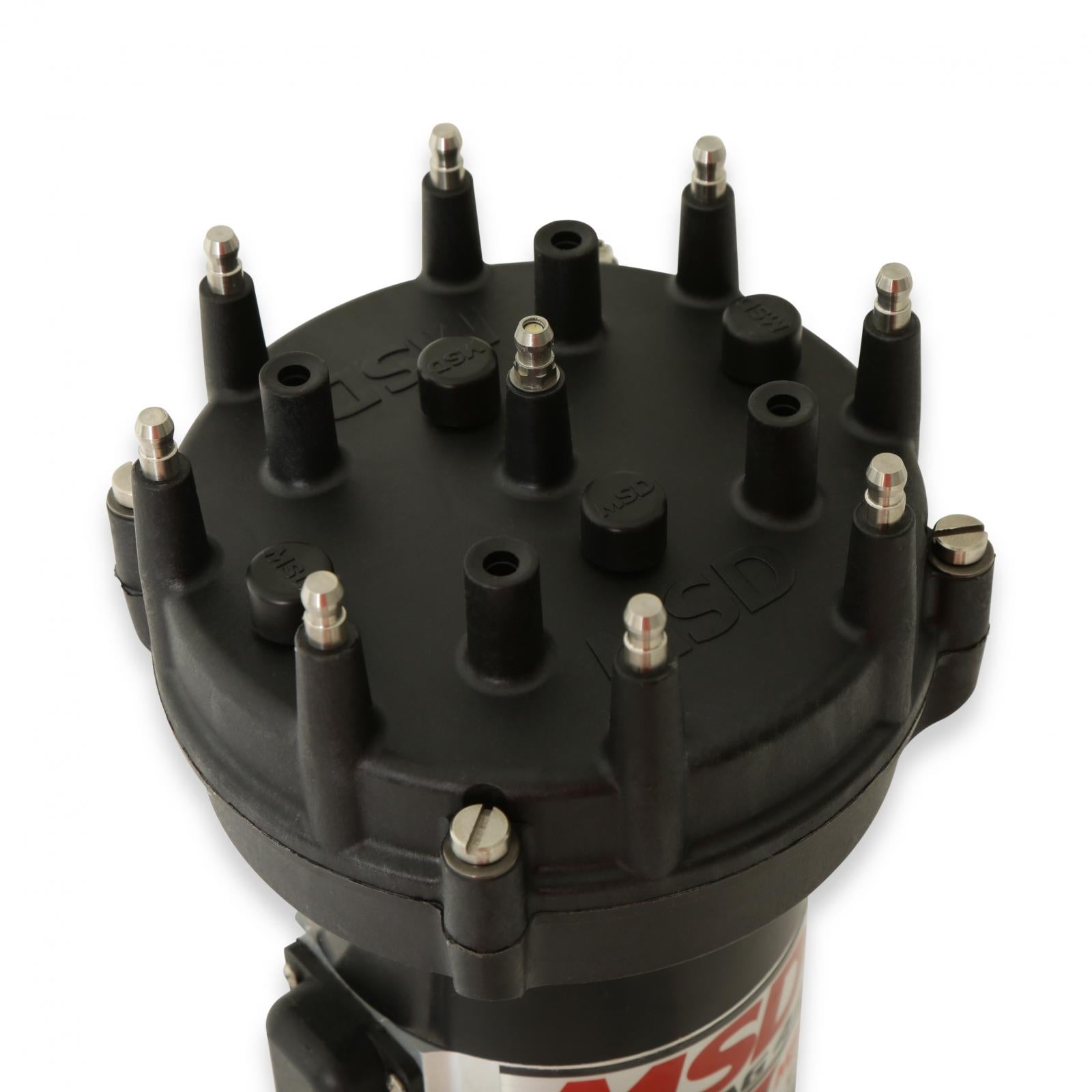 Pro Mag 44 Amp Generator, Cw Rotation, Black Pro Cap, Band Clamp This Black Pro-Mag 44 Generator Is Clockwise Rotation, Utilizes A Cross Drive, Pro-Cap (5 Inch Diameter), Rotor And A Wire Retainer MSD Ignition-1