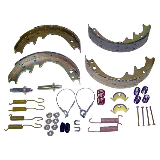 Brake Shoe Service Kit for 86 Jeep CJ-7, CJ-8 w/ D44 Rear Axle, 10 Inch x 1.75 Inch Bks. Crown Automotive