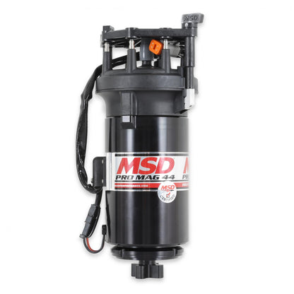Pro Mag 44 Amp Generator, Ccw Rotation, Black Band Clamp This Black Pro-Mag 44 Generator Is Counterclockwise Rotation, Utilizes A Cross Drive, A Standard Diameter Cap, Rotor And A Wire Retainer MSD Ignition