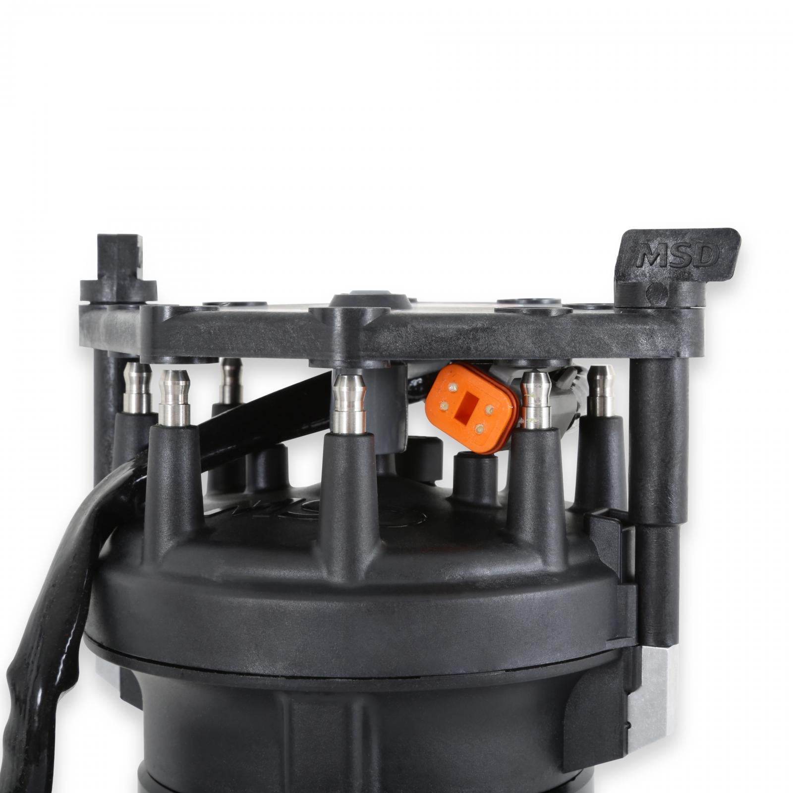 Pro Mag 44 Amp Generator, Ccw Rotation, Black Band Clamp This Black Pro-Mag 44 Generator Is Counterclockwise Rotation, Utilizes A Cross Drive, A Standard Diameter Cap, Rotor And A Wire Retainer MSD Ignition-3