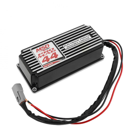Pro Mag 44 Amp Electronic Points Box Black The Electronic Points Box With Rev Limiter Is Responsible For Controlling The Pro-Mag 44 Energy MSD Ignition-1