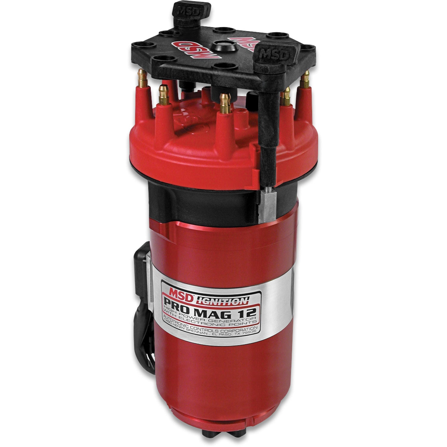 Pro Mag 20 Amp Generator, Cw Rotation, Band Clamp The 20 Amp Generator Is A Favorite In Alcohol Slurping Engines Such Sportsman Dragsters And Quick-8 Racers MSD Ignition-5