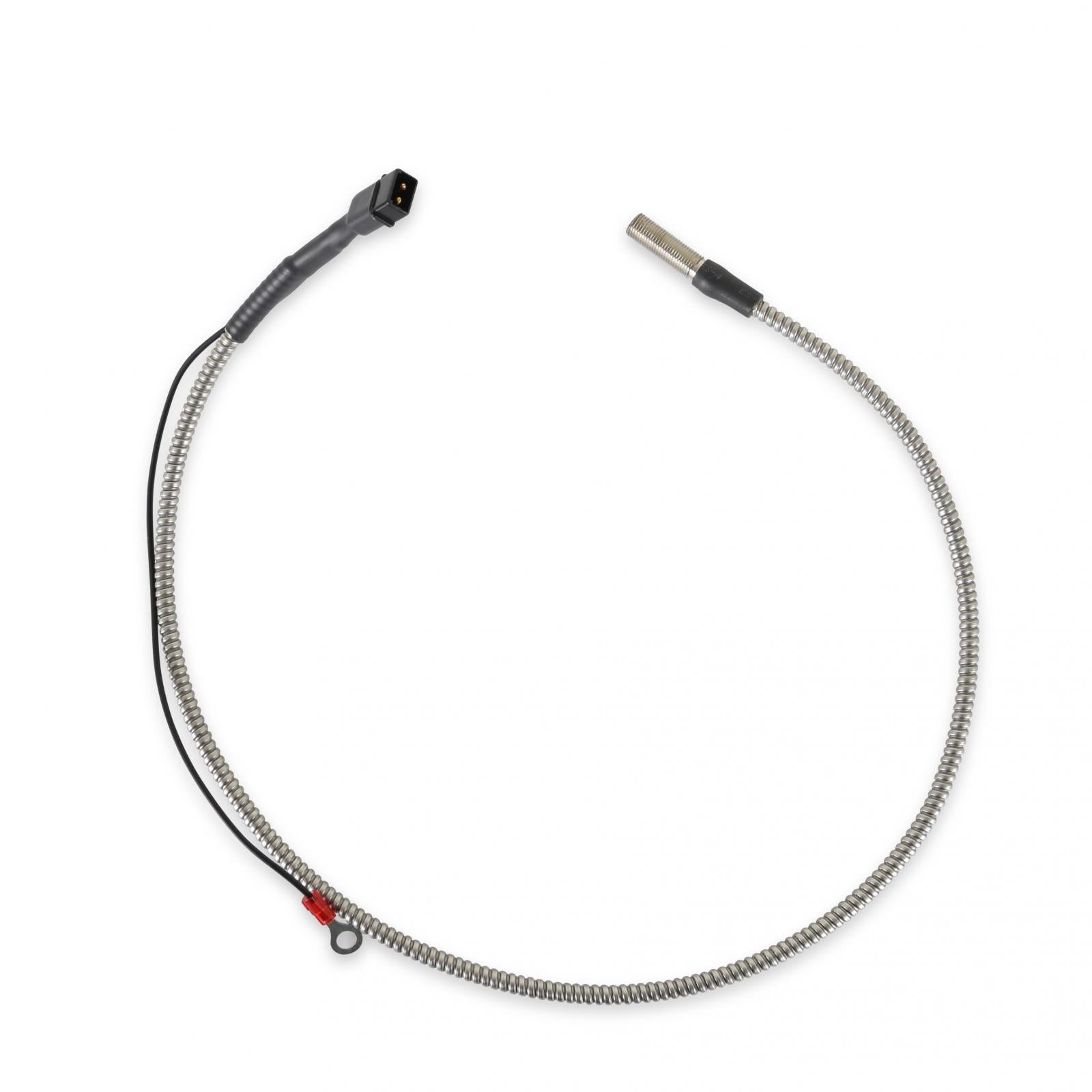Crank Trigger Pickup Shielded Non-Magnetic 3/8 Inch-24 X 1.5 Inch 32 Harness Shielded Non-Magnetic Pickup MSD Ignition