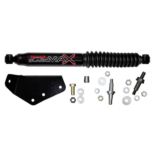 Steering Stabilizer Single Kit Black Single Kit For Use w/6 Inch Lift Skyjacker