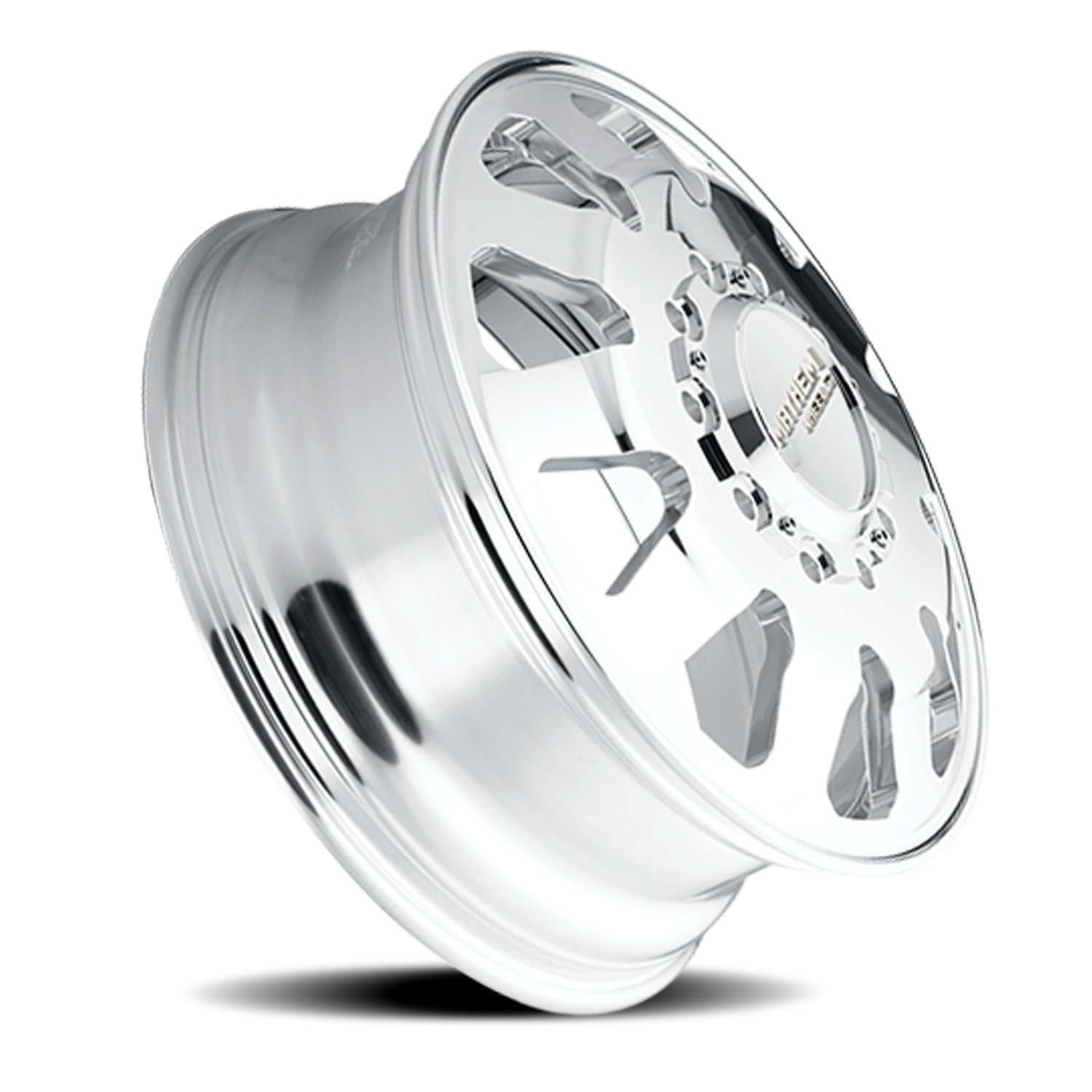 Dually Challenger 8181 PO 22x8.25 Front Dually Polished Cast Aluminum Mayhem Wheels-2