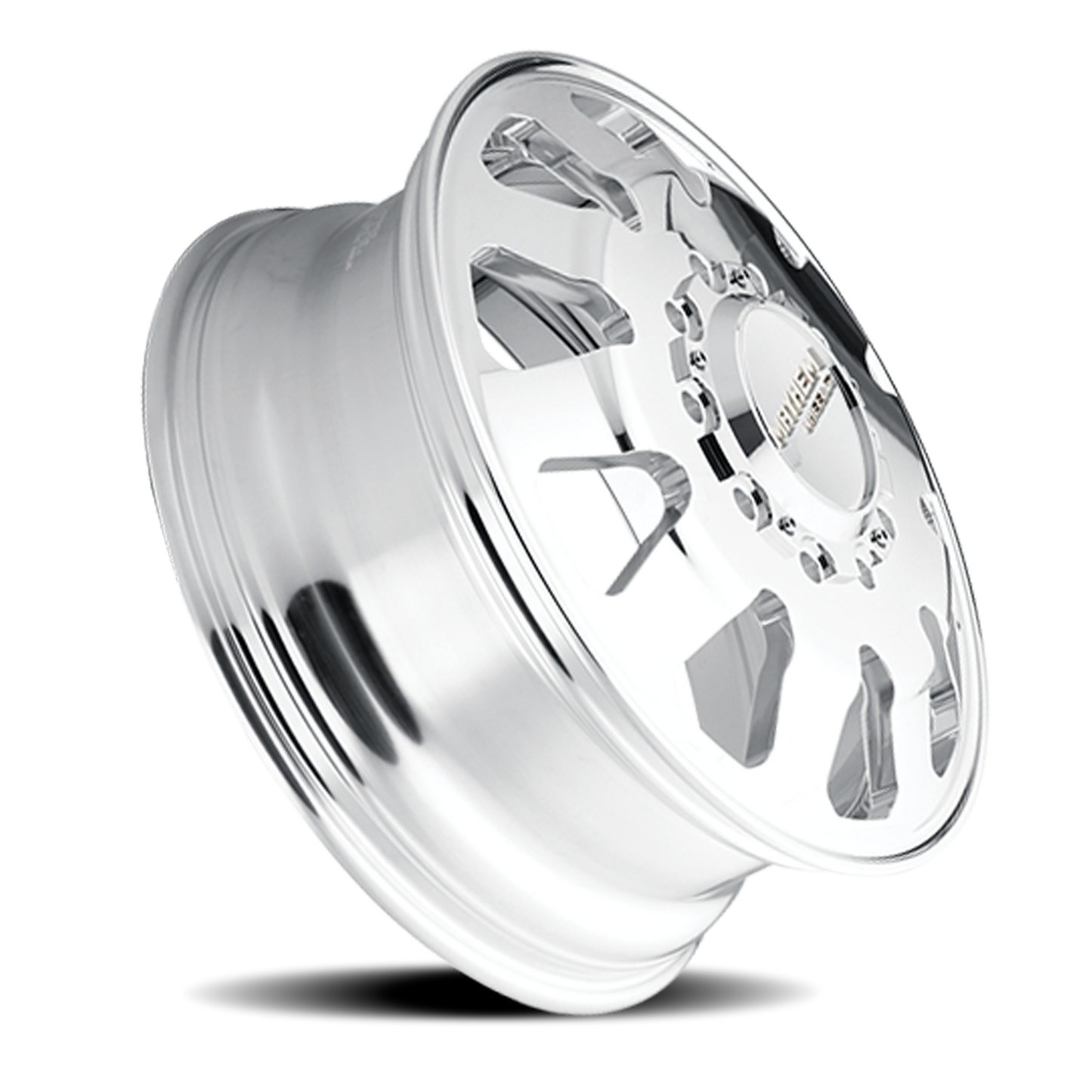 Dually Challenger 8181 PO 22x8.25 Front Dually Polished Cast Aluminum Mayhem Wheels