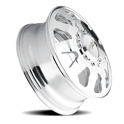 Dually Challenger 8181 PO 22x8.25 Front Dually Polished Cast Aluminum Mayhem Wheels