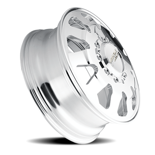 Dually Challenger 8181 PO 22x8.25 Front Dually Polished Cast Aluminum Mayhem Wheels
