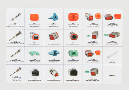 Deutsch Connector Kit 360 Piece Deutsch Connector Kit Comes With 2, 3, 4, 6, 8 And 12 Pole Housings And Pins W/Seals MSD Ignition-7