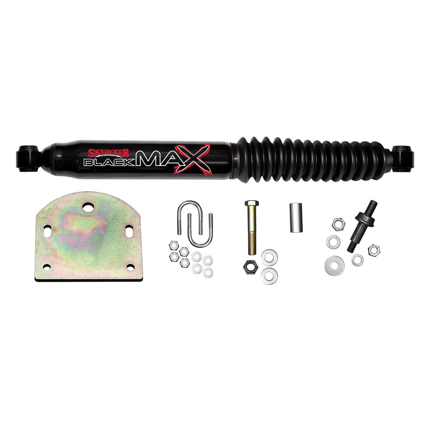 Steering Stabilizer Single Kit Black Single Kit 99 Ford F-250 99-04 Ford F-250 Super Duty 99-04 Ford F-350 Super Duty 00-05 Ford Excursion Skyjacker