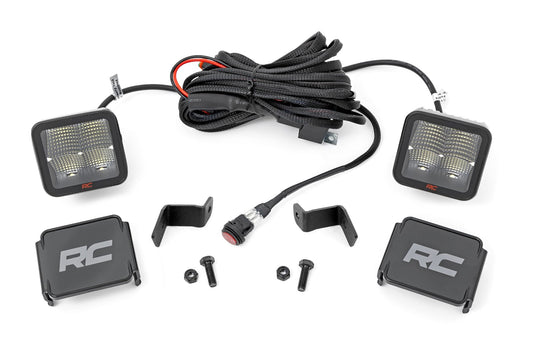 LED Light Kit Ditch Mount 2 Inch Spectrum Pair Spot Ford F-150 (15-26)/F-150 Lightning (22-26) Rough Country