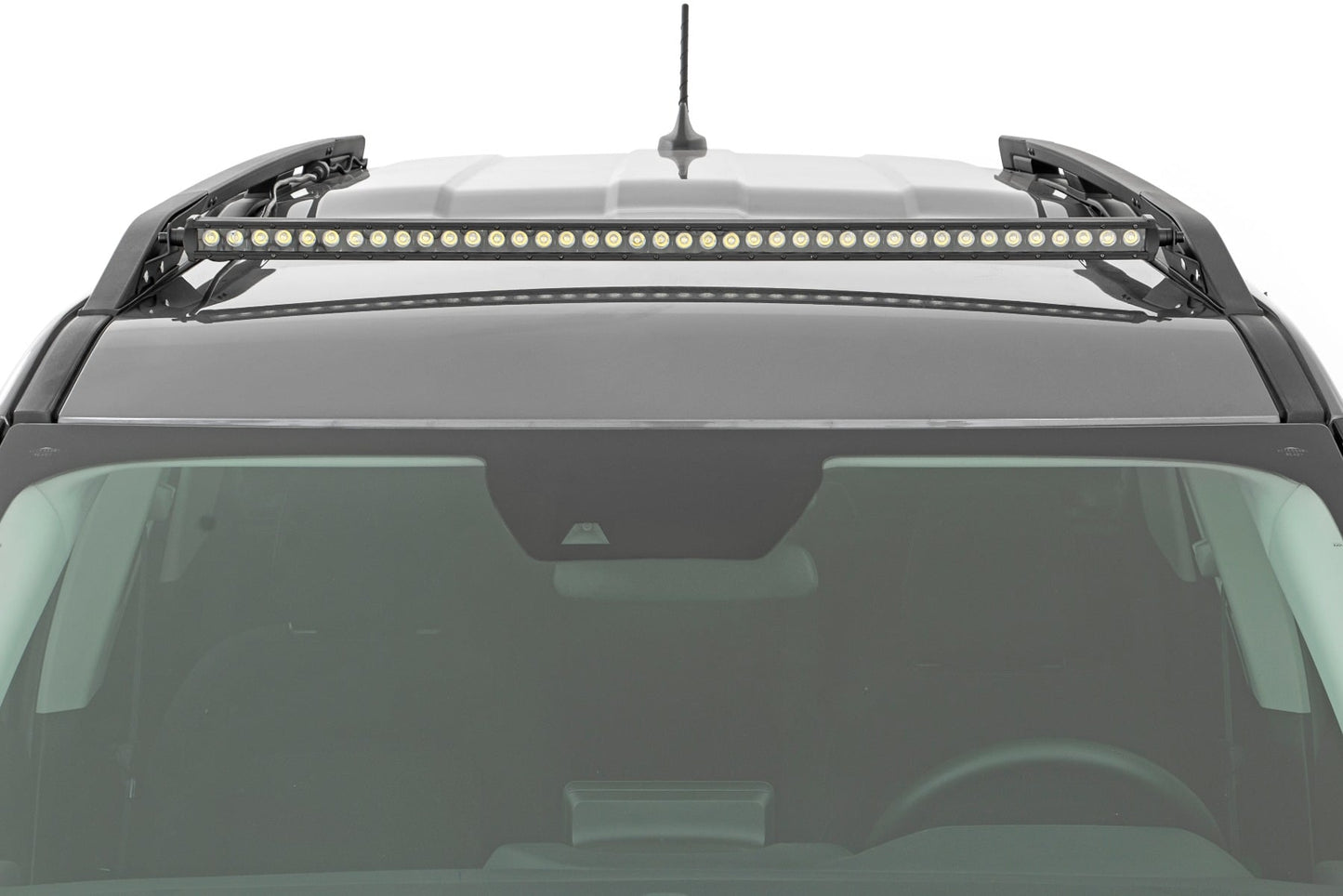 LED Light Kit Roof Rack Mount 40 Inch Spectrum Single Row Ford Bronco Sport (21-26) Rough Country-3
