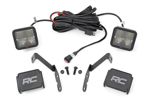 LED Light Kit Ditch 2 Inch Spectrum Pair Spot Chevy 1500 & Silverado/Sierra 2500HD/3500HD (07-14) Rough Country