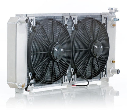 Radiator Module Direct-Fit Natural Finish for 88-99 Chevrolet/GM C/K 1500/2500/3500 Pickups w/Auto Trans Radiator Be Cool