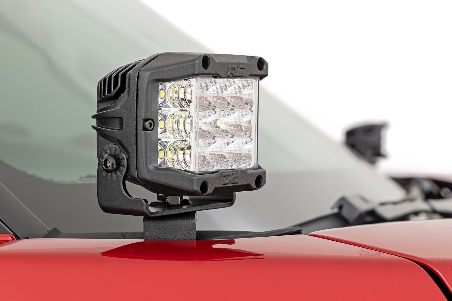 LED Light Kit Ditch Mount 2 Inch Spectrum Pair Spot Toyota Tundra (22-26) Rough Country-4