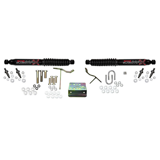 Steering Stabilizer Dual Kit Black Dual Kit 03-08 Dodge Ram 2500/3500 Skyjacker