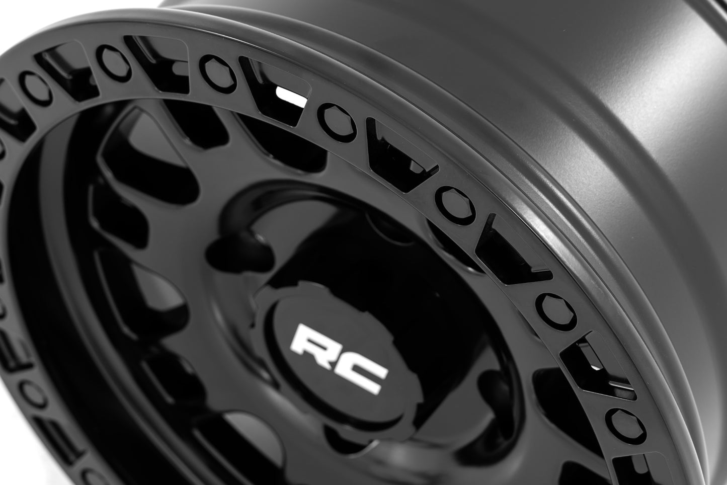 82 Series Wheel UTV Semi Gloss Black 15x7 Rough Country-9