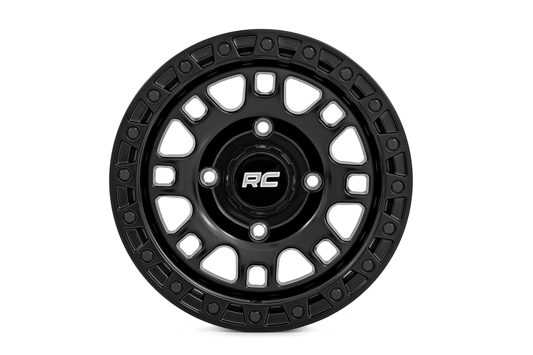82 Series Wheel UTV Semi Gloss Black 15x7 Rough Country-13